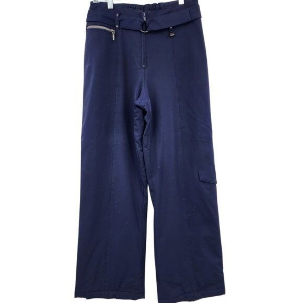NILS Women's Navy Softshell Ski Pants Snow Snowboard‎ Size 8 EUC